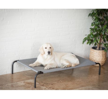 Zdravotná posteľ pre psa ekolen sivá