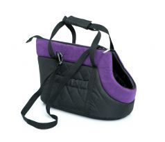 Cestovná taška Čierna s fialovým lemom,3 rozmery