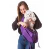 Transportná taška Juliette pre psa na rameno fialová