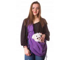 Transportná taška Juliette pre psa na rameno fialová