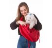 Transportná taška Juliette pre psa na rameno červená