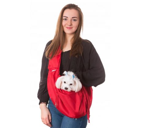 Transportná taška Juliette pre psa na rameno červená