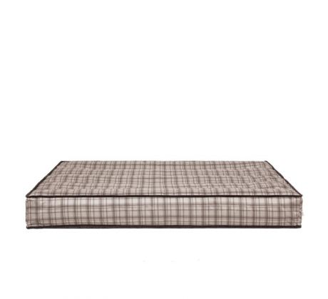 Obojstranný matrac 120x82cm,štvorčeky béžová