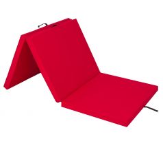 Skladací matrac Alex červená, rozmer XL 80x195x6cm
