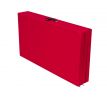 Skladací matrac Alex červená, rozmer XXL 120x195x6cm