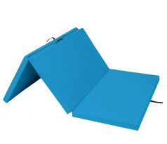 Skladací matrac Alex nebeská modrá, rozmer XXL 120x195x6cm