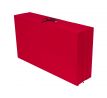 Skladací matrac Alex červená, rozmer XXXL 120x200cmx10cm