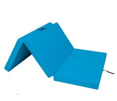 Skladací matrac Alex nebeská modrá, rozmer XXXL 120x200x10cm