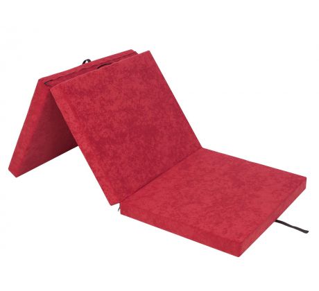 Skladací matrac Ben červená, rozmer XL 80x195x8cm