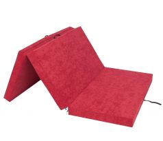 Skladací matrac Ben červená, rozmer XXXL 120x200x10cm